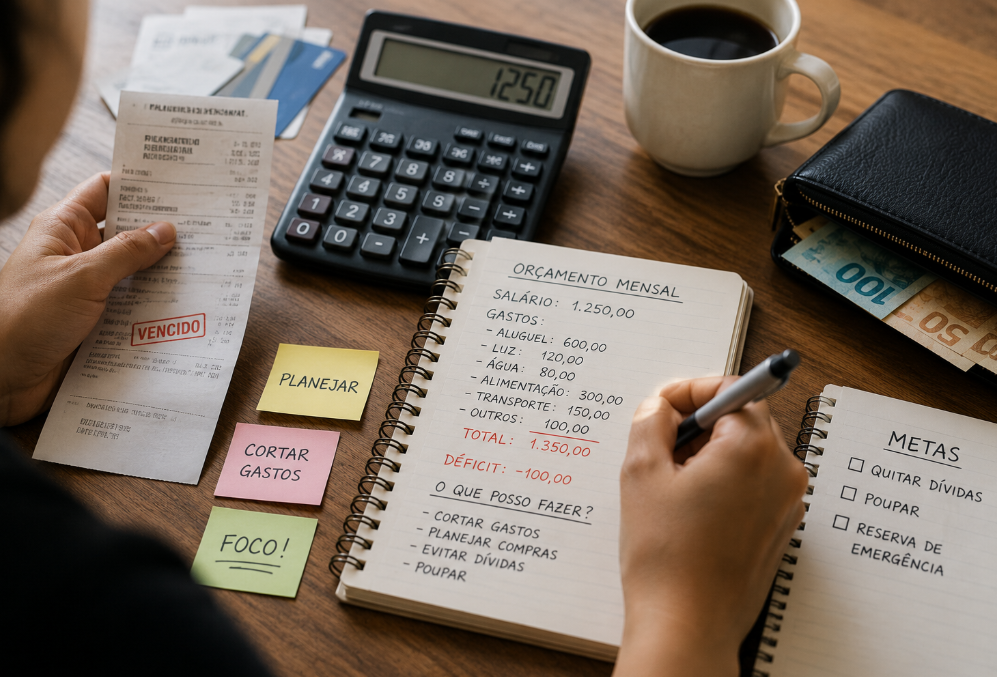 Como Organizar as Contas Quando o Salário Não É Suficiente para o Mês