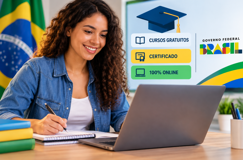 Cursos gratuitos do Governo 2026 veja onde estudar e como se inscrever