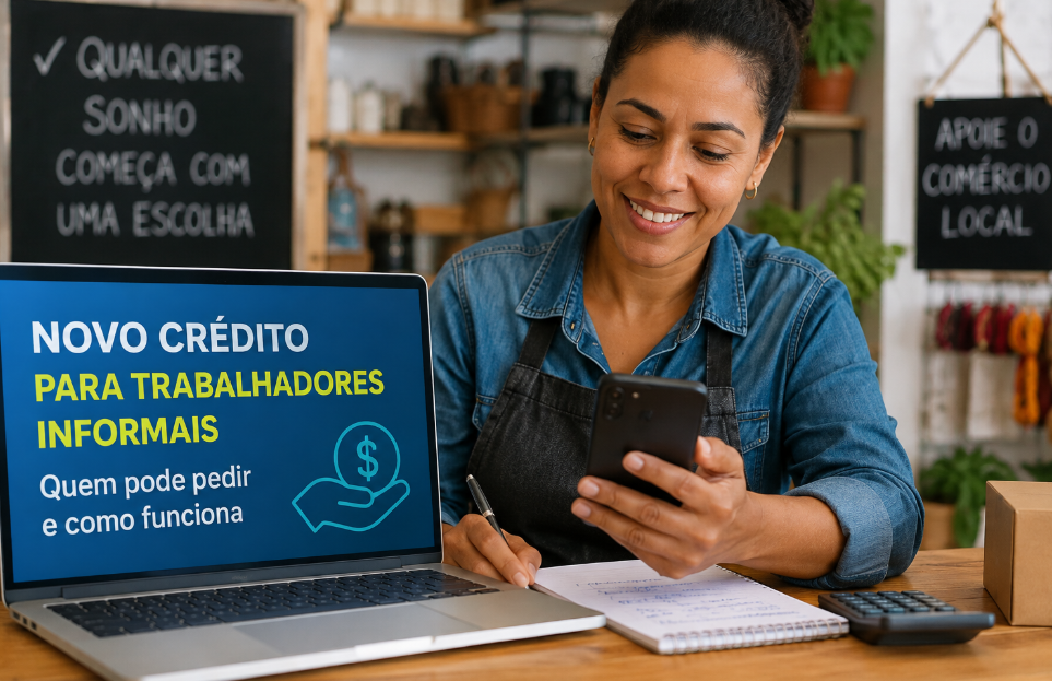 Novo crédito para trabalhadores informais quem pode pedir e como funciona